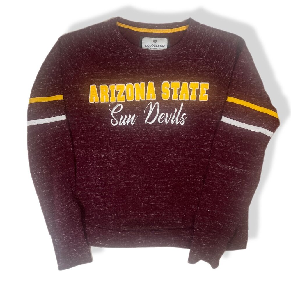 Arizona State Sun Devils Womens Sweatshirt SZ Medium By Colosseum